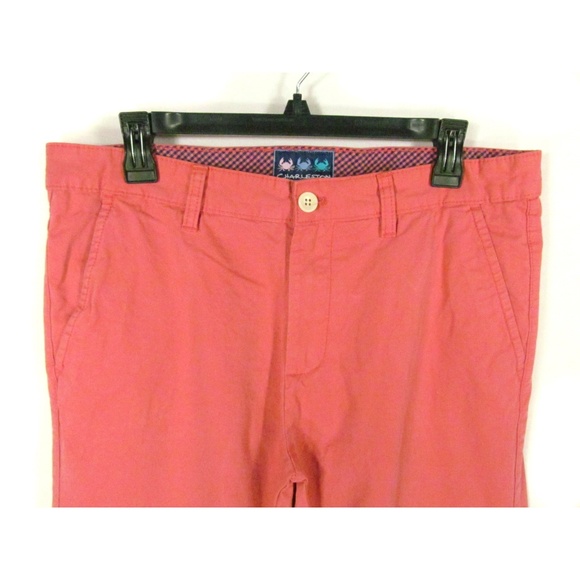 Charleston Threads Men's Pants Size 33/32 Orange - Picture 2 of 6